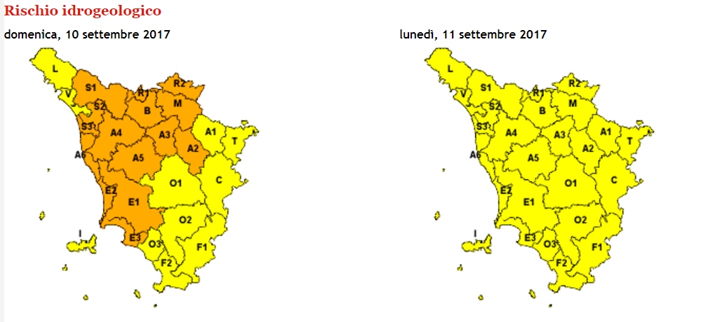 allerta meteo 10-11 09 20172