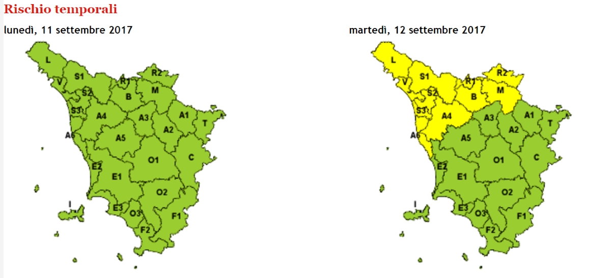 allerta meteo 11-12 09 2017